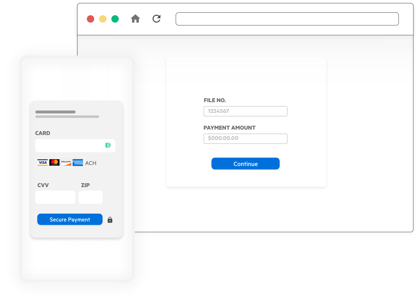 Payment portal illustration